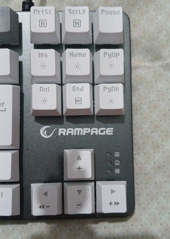 Rampage Gri Kablolu ışıklı Klavye - Görsel 4