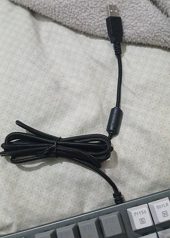 Rampage Gri Kablolu ışıklı Klavye - Görsel 2