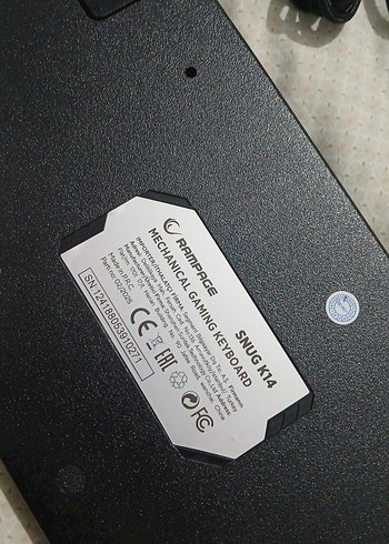 Rampage Gri Kablolu ışıklı Klavye - Görsel 3