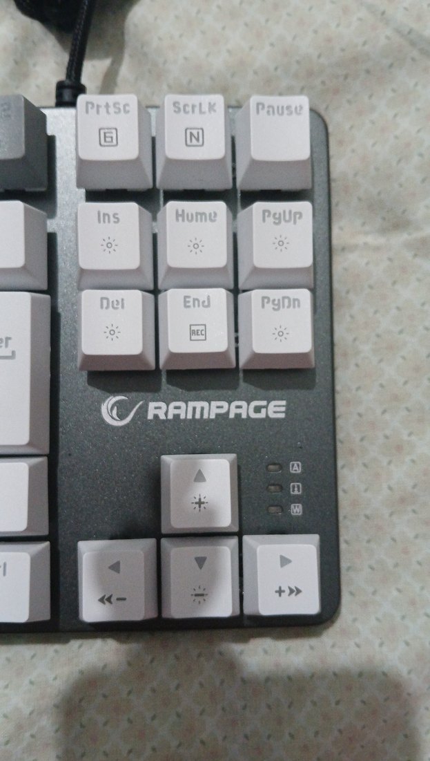 Rampage Gri Kablolu ışıklı Klavye - Görsel 4