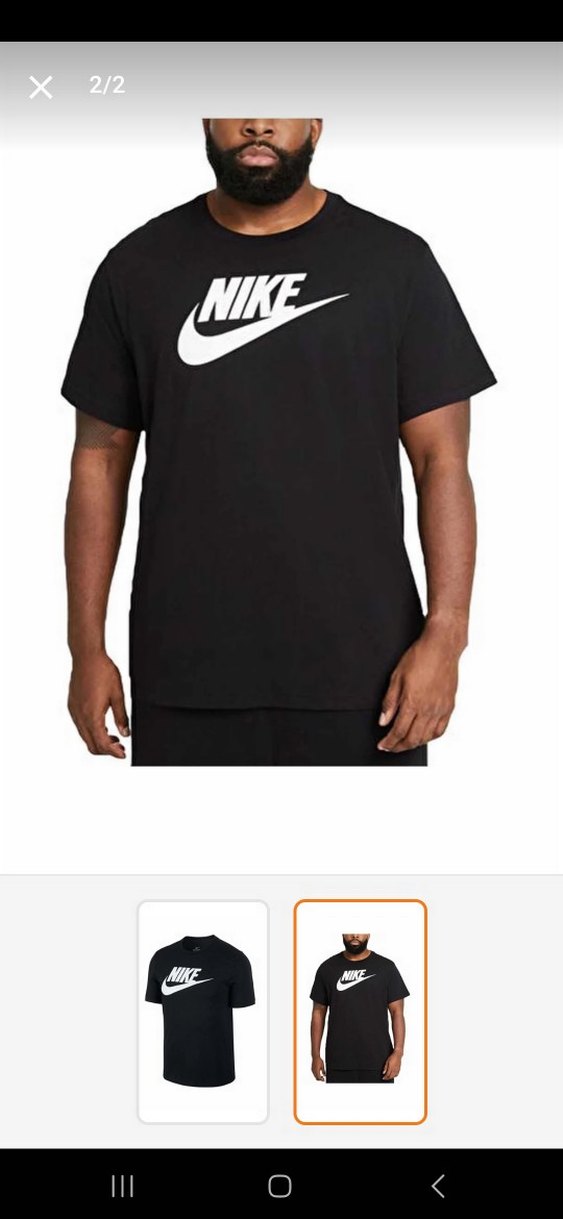 Nike Siyah Tişört orjinal - Görsel 3