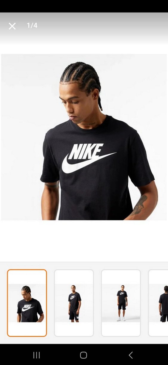 Nike Siyah Tişört orjinal - Görsel 4