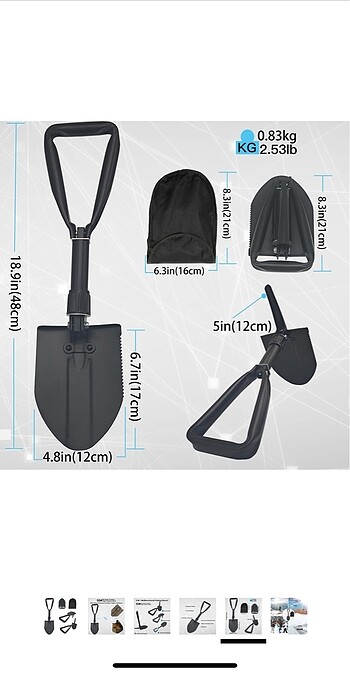 Taşınabilir kürek - Görsel 6