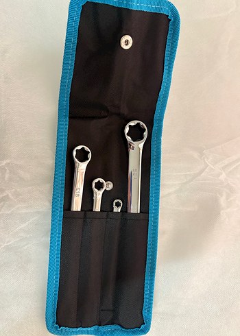 Duratech E-Torx Anahtar Seti Turkuaz Kılıflı - Görsel 2