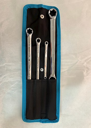 Duratech E-Torx Anahtar Seti Turkuaz Kılıflı - Görsel 3