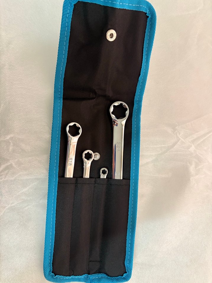 Duratech E-Torx Anahtar Seti Turkuaz Kılıflı - Görsel 2