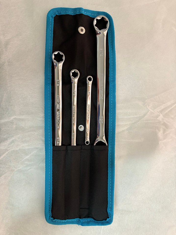 Duratech E-Torx Anahtar Seti Turkuaz Kılıflı - Görsel 3