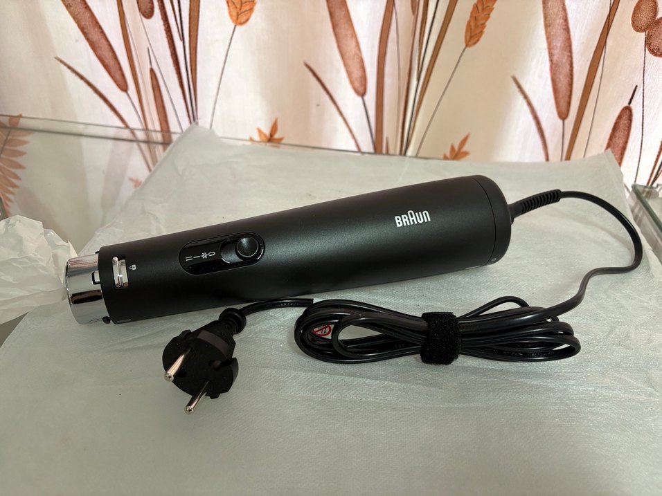 1000W Siyah Saç Şekillendirici Fırça - Görsel 2