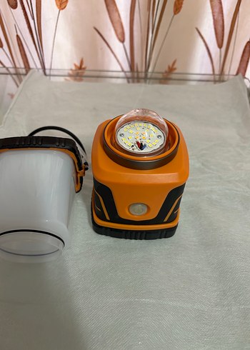 Portatif Turuncu Kamp Lambası - Görsel 2