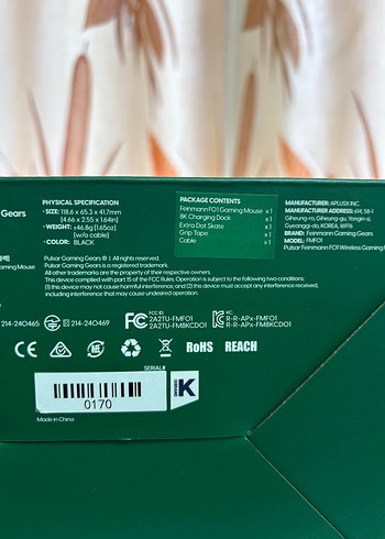 Ergonomik Siyah Gaming Mouse, 32000 DPI, Optik Anahtar - Görsel 3