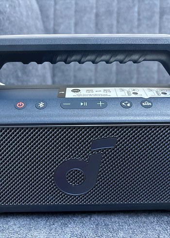 Taşınabilir Siyah Bluetooth Hoparlör - Görsel 2