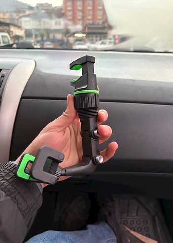 Evrensel Klipsli Telefon Tutucu - Yeşil - Görsel 3