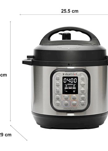 InstantPot Gri Çok Fonksiyonlu Düdüklü Tencere - Görsel 2