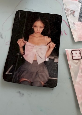 K-Pop mail sticer freebes + hediye Jennie pc