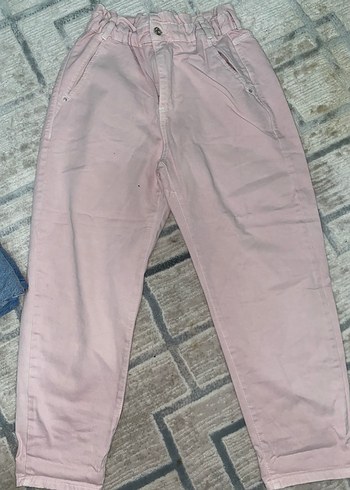 Pembe Bol Kesim pantolon
