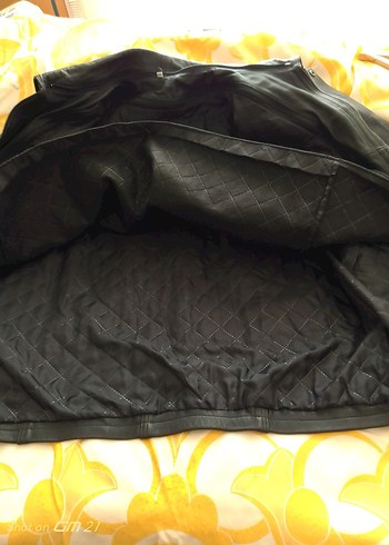 Kuzu derisi Siyah Erkek Deri  mont xl beden Diger - Görsel 9