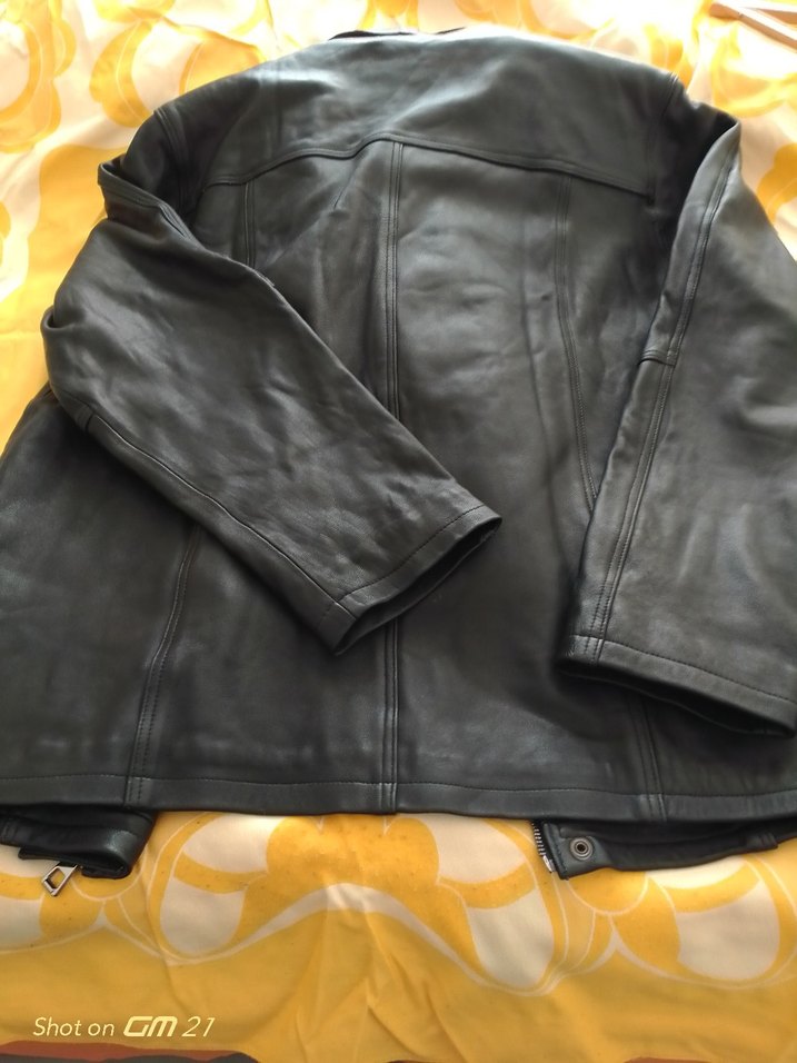 Kuzu derisi Siyah Erkek Deri  mont xl beden Diger - Görsel 4