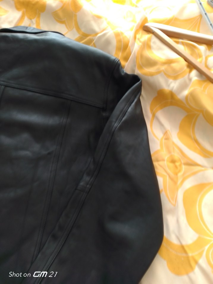 Kuzu derisi Siyah Erkek Deri  mont xl beden Diger - Görsel 2