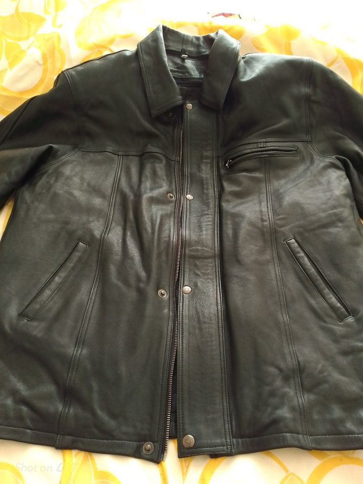 Kuzu derisi Siyah Erkek Deri  mont xl beden Diger - Görsel 5