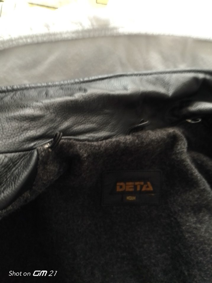 Düğmeli Siyah Deri Erkek Ceket - Görsel 4