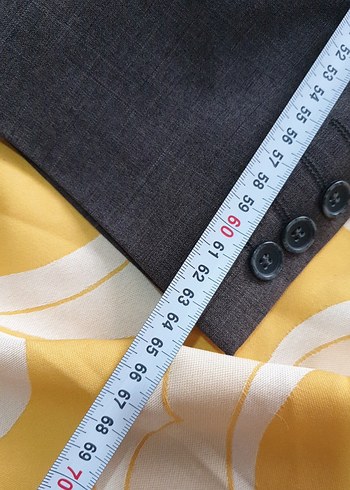 Gri Erkek Ofis ceket gri renk - Görsel 7