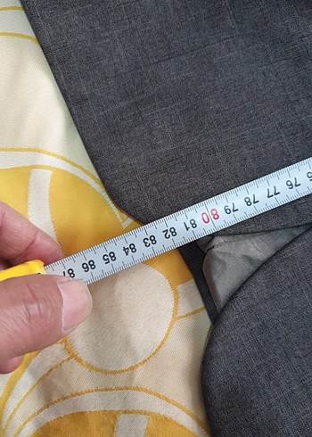 Gri Erkek Ofis ceket gri renk - Görsel 6