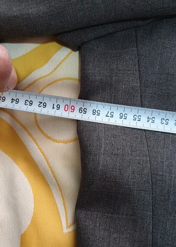 Gri Erkek Ofis ceket gri renk - Görsel 5