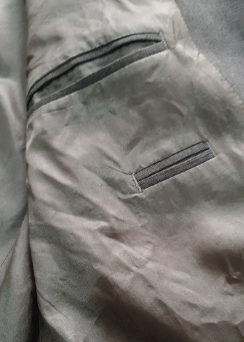 Gri Erkek Ofis ceket gri renk - Görsel 10