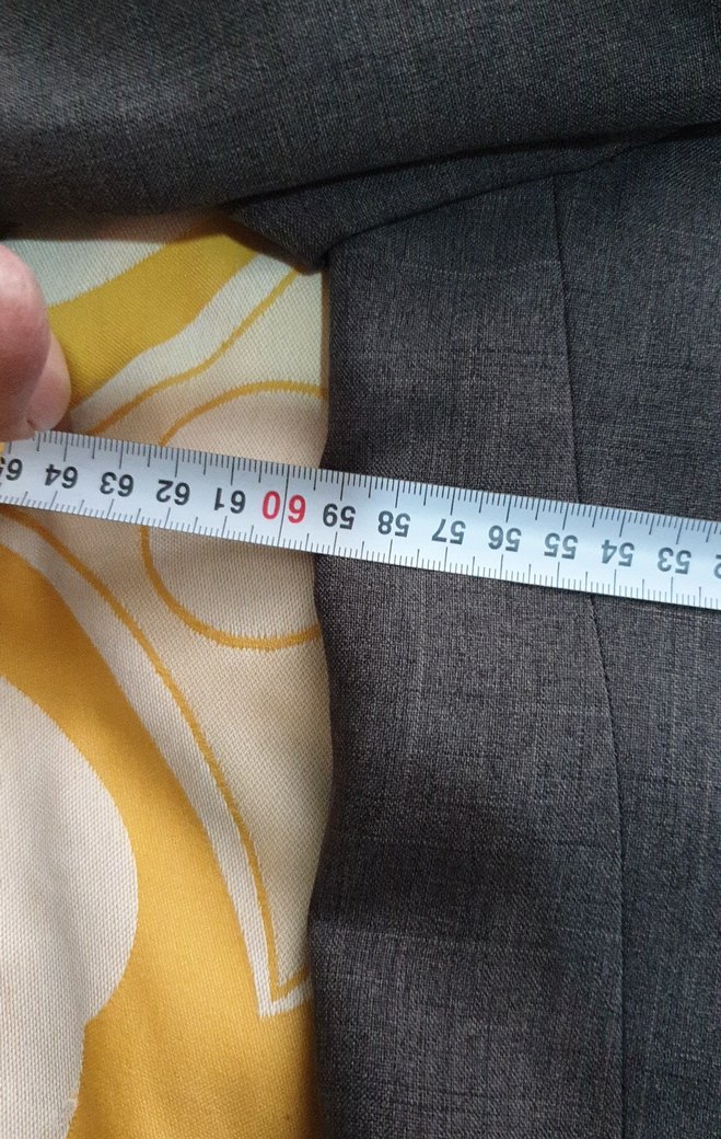 Gri Erkek Ofis ceket gri renk - Görsel 5