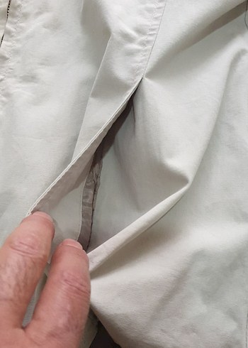 Gri Kısa Kollu erkek mont larc - Görsel 11