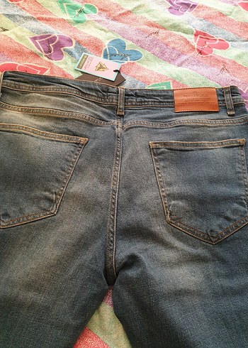 Düğmeli erkek kot pantolon yeni38 beden - Görsel 3