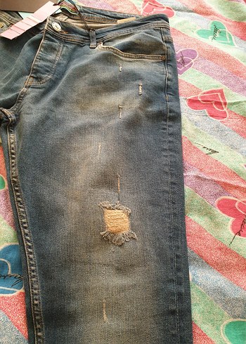 Düğmeli erkek kot pantolon yeni38 beden - Görsel 2