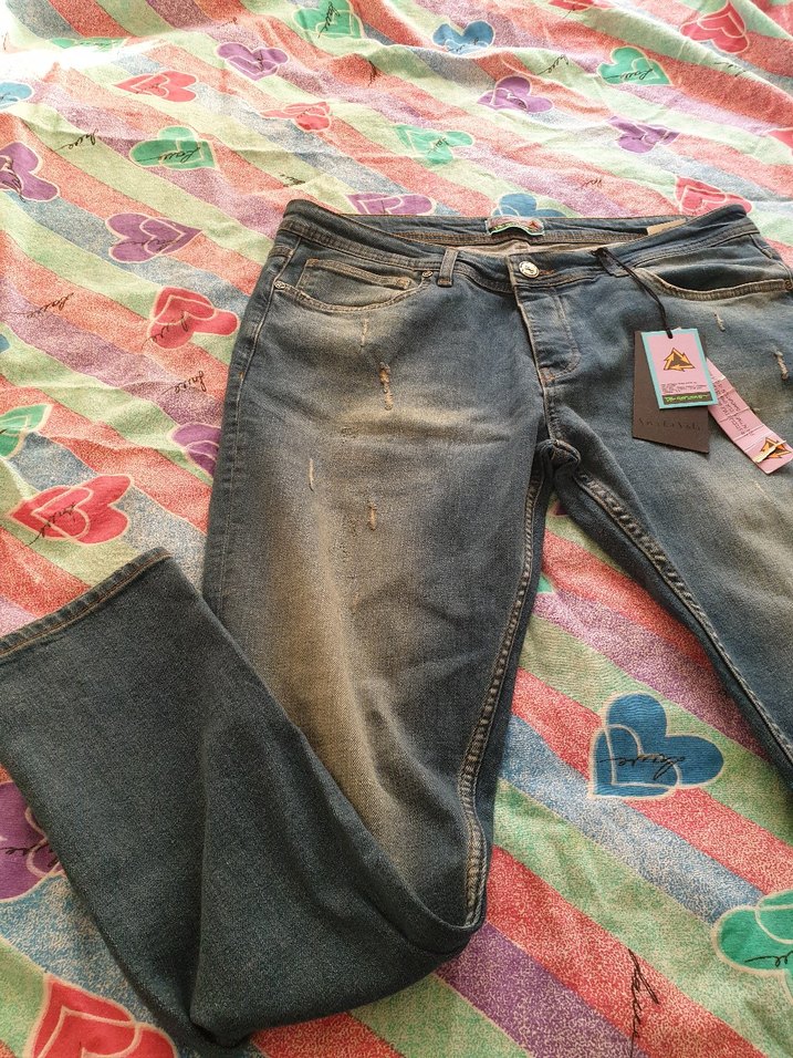 Düğmeli erkek kot pantolon yeni38 beden - Görsel 5
