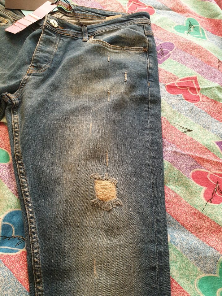 Düğmeli erkek kot pantolon yeni38 beden - Görsel 2