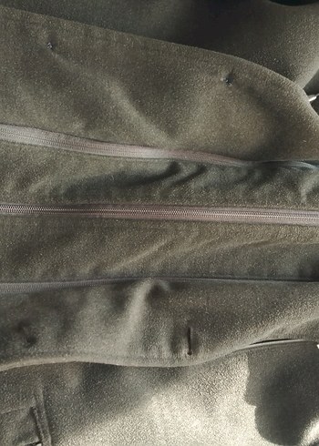 füme renk kaşe mont - Görsel 12