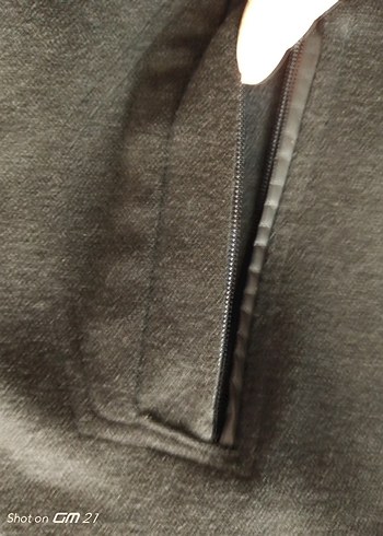 füme renk kaşe mont - Görsel 8