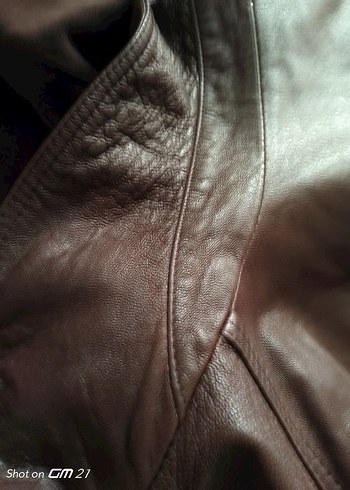 Kahverengi erkek hakiki deri mont larc beden - Görsel 9