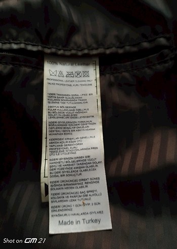 Kahverengi erkek hakiki deri mont larc beden - Görsel 5