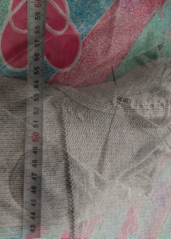 Gri Erkek Triko Kapüşonlu Kazak - Görsel 3