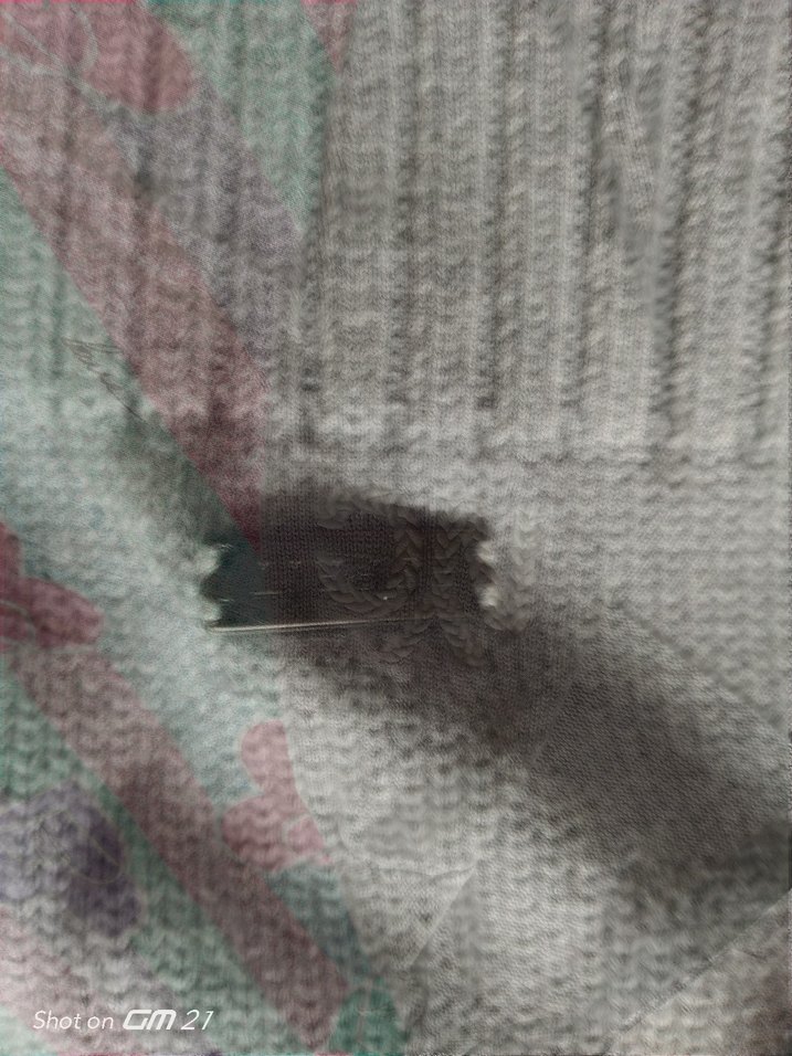 Gri Erkek Triko Kapüşonlu Kazak - Görsel 4