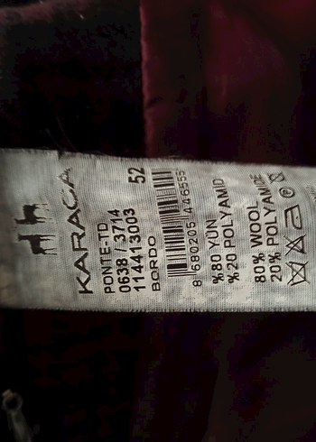 Bordo Erkek Fermuarlı Street Wear Ceket - Görsel 6