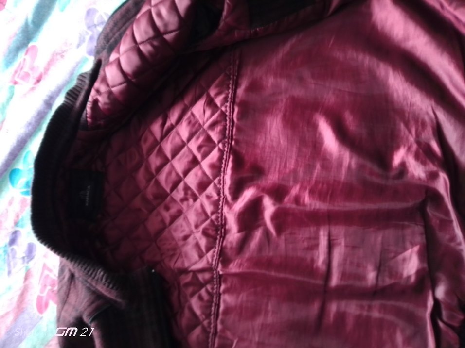 Bordo Erkek Fermuarlı Street Wear Ceket - Görsel 5