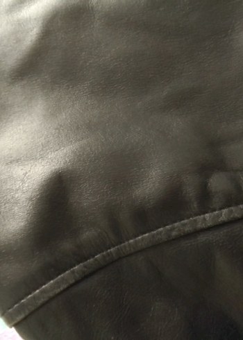 Siyah Deri mont XXL beden - Görsel 15