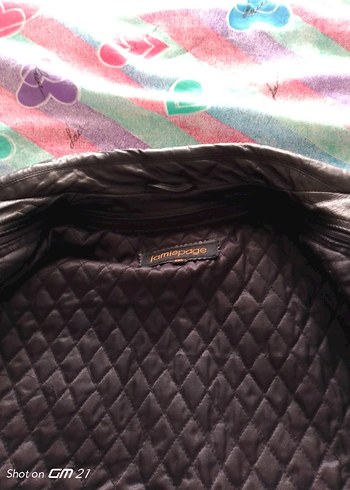 Siyah Deri mont XXL beden - Görsel 3