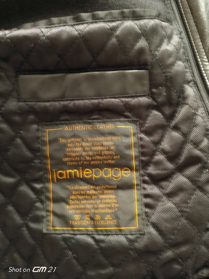 Siyah Deri mont XXL beden - Görsel 4