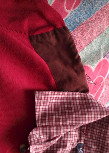 Uzun Kollu Bordo Erkek Gömlek - Görsel 7