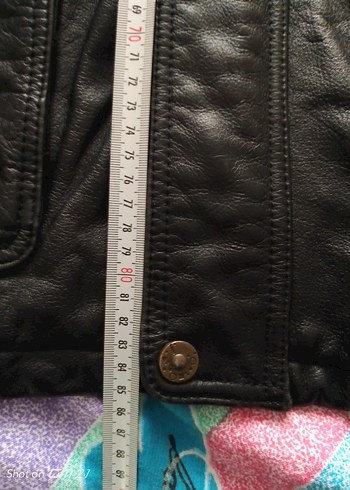 Deri Siyah hakiki mont yurtdışından gelme - Görsel 4