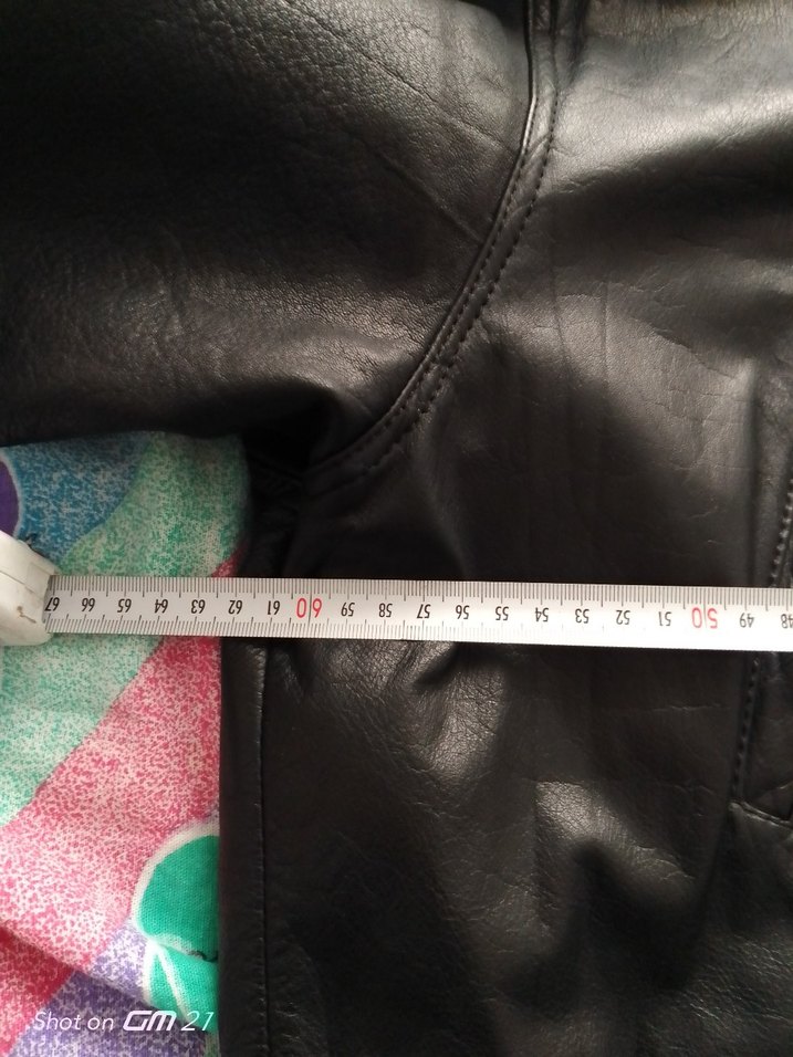 Deri Siyah hakiki mont yurtdışından gelme - Görsel 3