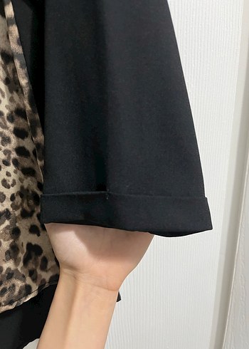 Kadın Leopar Desenli bluz - Görsel 3