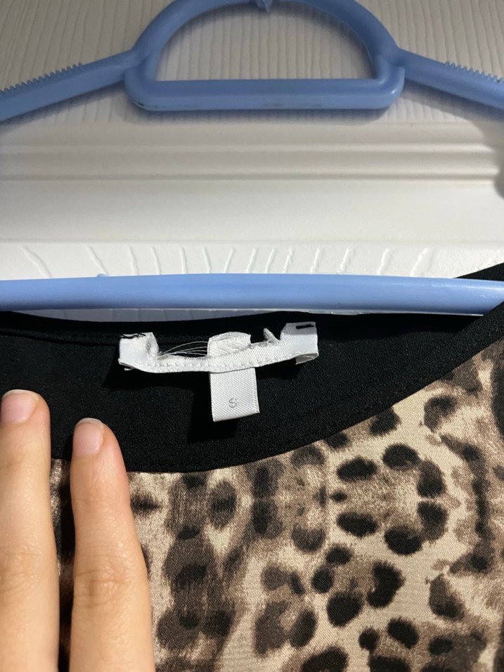 Kadın Leopar Desenli bluz - Görsel 4